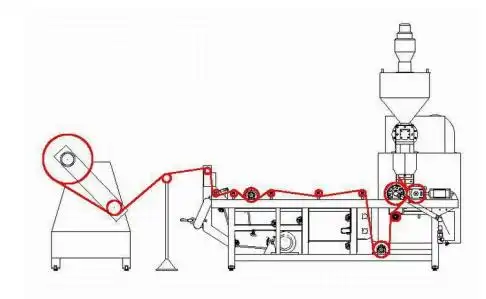 two layers air bubble film machine